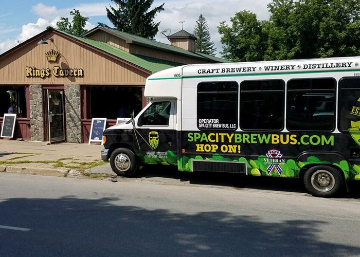 spa city brew bus